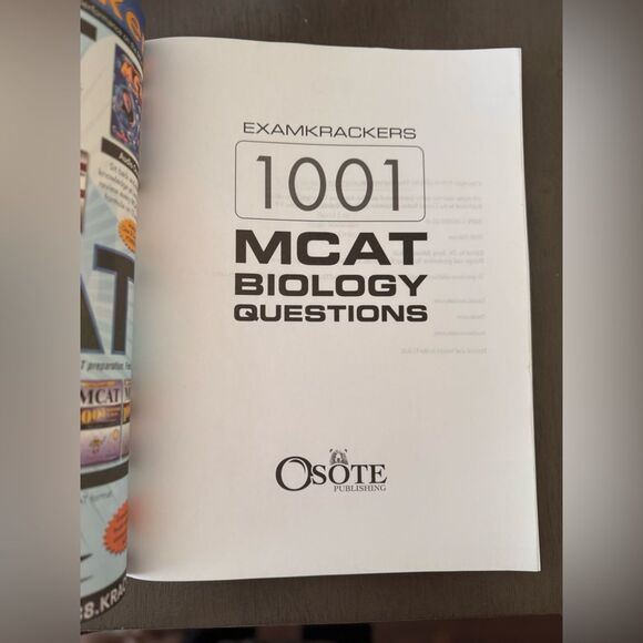 1001 Questions MCAT Biology Book 
Used - Picture 4 of 4